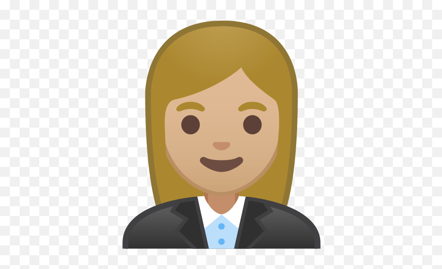 Woman Office Worker Emoji With Medium - Vector Raising Hand Emoji,The Office Emoji