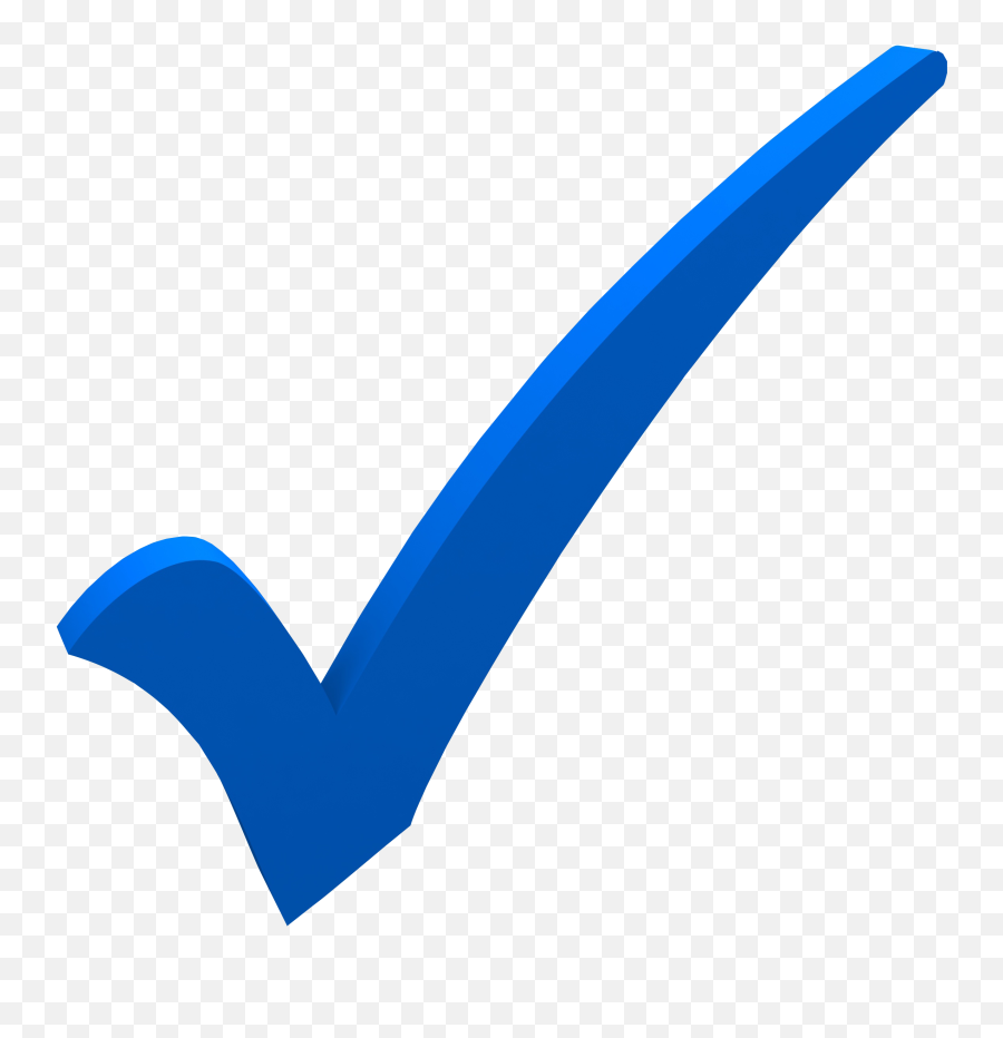 Blue Tick Emoji - Transparent Blue Tick Png,Verified Emoji For Instagram
