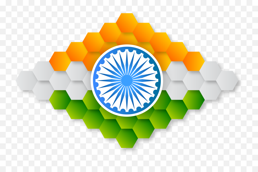 Indian Flag Ashok Chakra On - Colorpng Free Png Images Support The Country You Live Emoji,India Flag Emoji