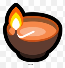 Holidays Orange Dish Food For Diwali - Flame Emoji