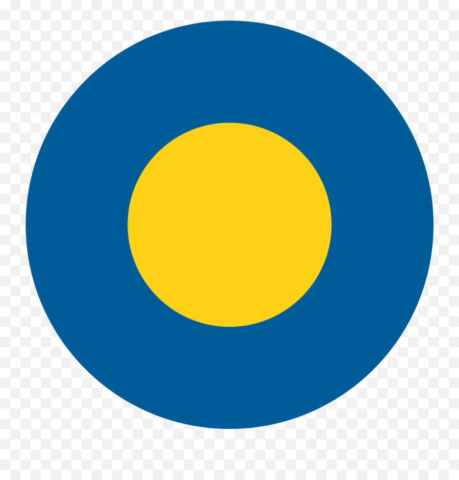 Roundel Of The Swedish Air Force - Dot Emoji,Nigerian Flag Emoji