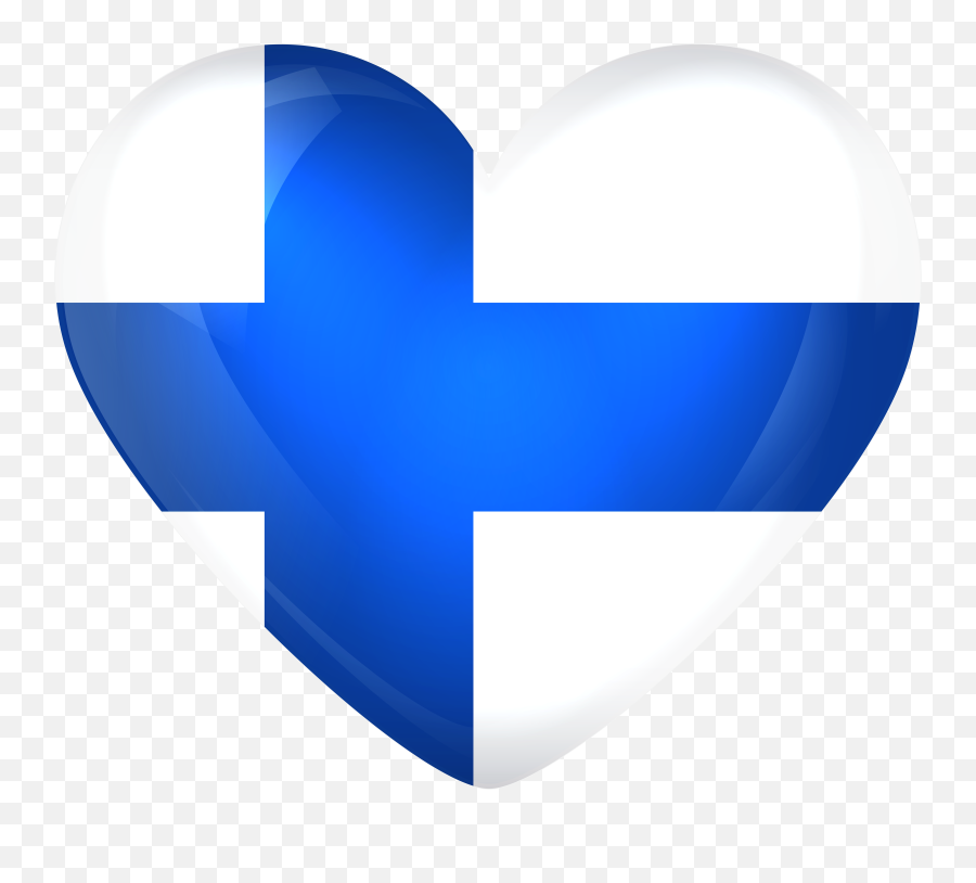 Finland Heart Flag Png Clipart - Vertical Emoji,Finland Flag Emoji