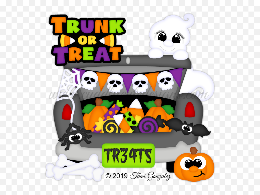 Trunk Or Treat Png - Fictional Character Emoji,Emoji Trunk Or Treat