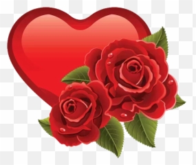 Heart Rose Transparent Png Png Mart - Heart And Red Rose Emoji,White Rose Emoji