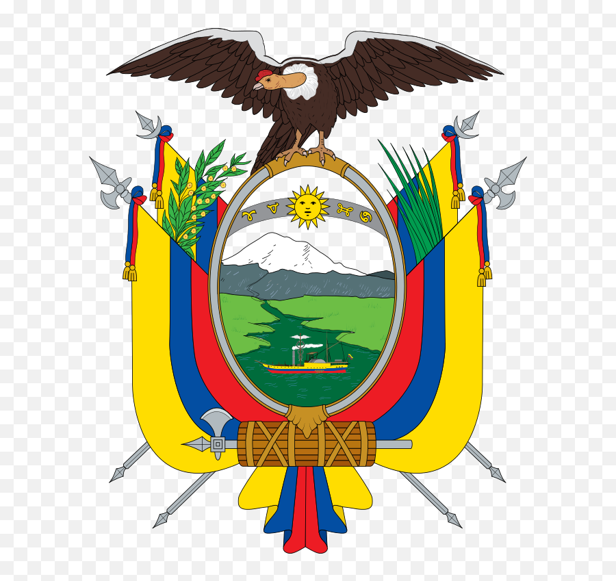 Coat Of Arms Of Ecuador - Ecuador Coat Of Arms Png Emoji,Ecuador Flag Emoji