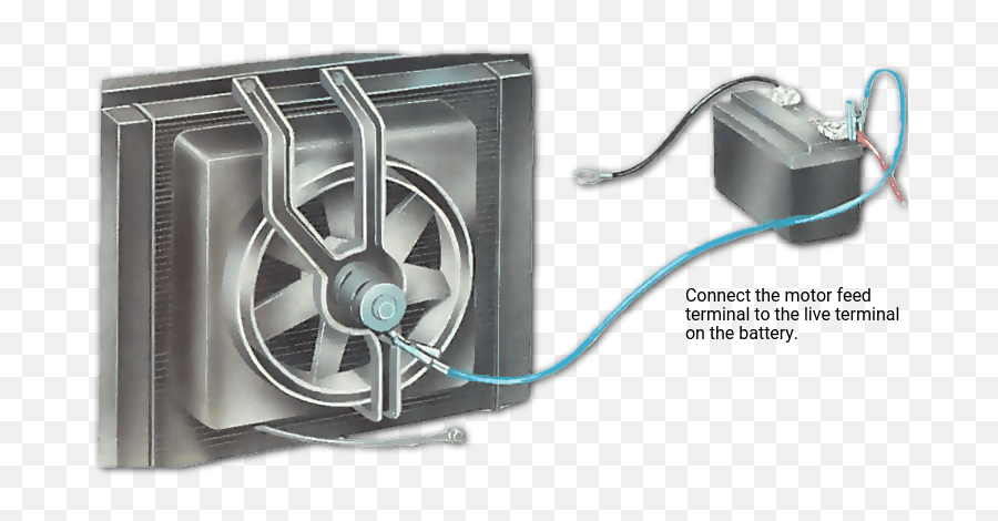 How To Fix A Car Fan How A Car Works - Connect Car Fan To Battery Emoji,Emoji Car Plug Battery