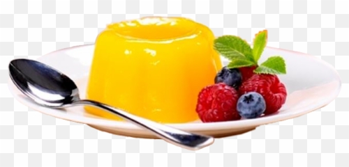 Jello Jelly Orange Dessert Sticker - Spoon Emoji