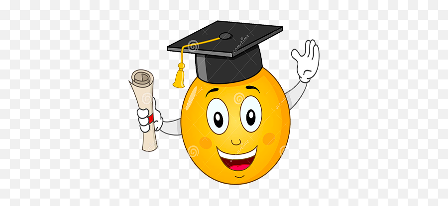University - Square Academic Cap Emoji,Graduation Emoticon
