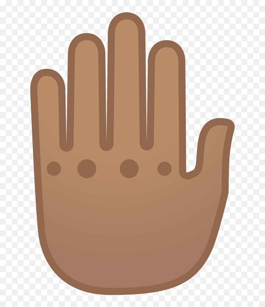 Hand Medium Skin Tone Icon - Skin Color Hand Coloring Clipart Emoji,Brown Clapping Hands Emoji