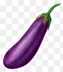 Vegetable Eggplant Food - Transparent Background Emoji