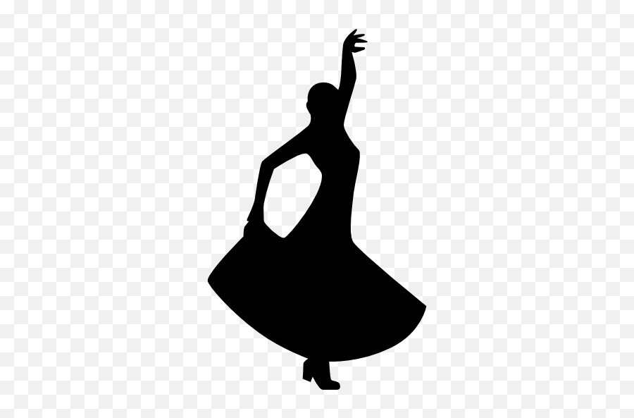 Flamenco Dance Png Download - Flamenco Dancer Silhouette Emoji,Flamenco Emoji