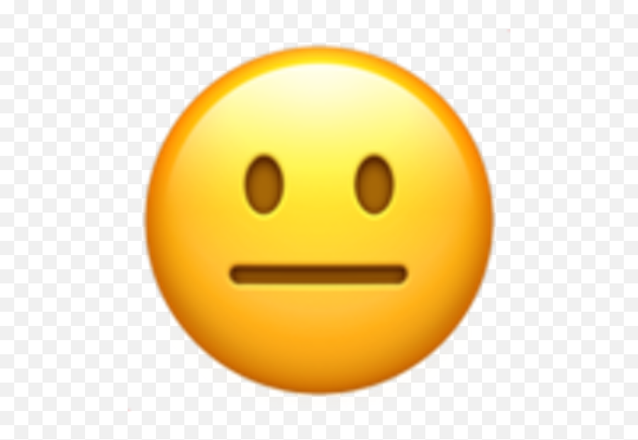 Meh Emoji Png Picture - Face Meh Emoji,Meh Emoticon