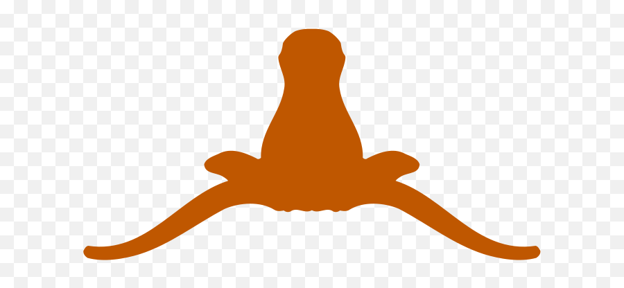 Longhorn Svg Upside Down Picture - Texas Longhorns Emoji,Ku Jayhawk Emoji