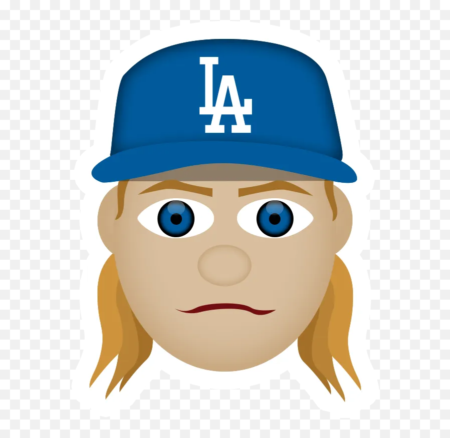 Dodger Player Emojis L - University Of Southern California,Shade Emoji