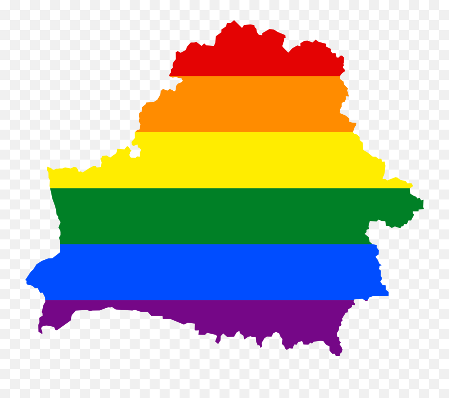 Sytuacja Prawna I Spoeczna Osób Lgbt Na Biaorusi - Map Of Belarus Emoji,Gay Pride Flag Emoji