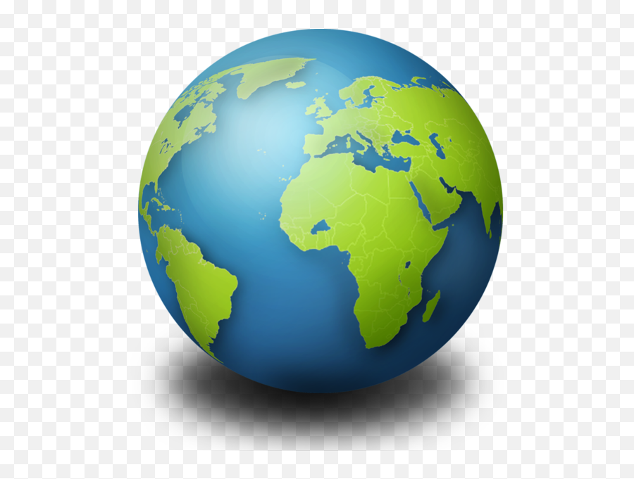 Green Globe - World Global Emoji,Earth Emoji Png