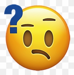 Emoji Emojisticker Sticker Stickers Confused Smiley Que -