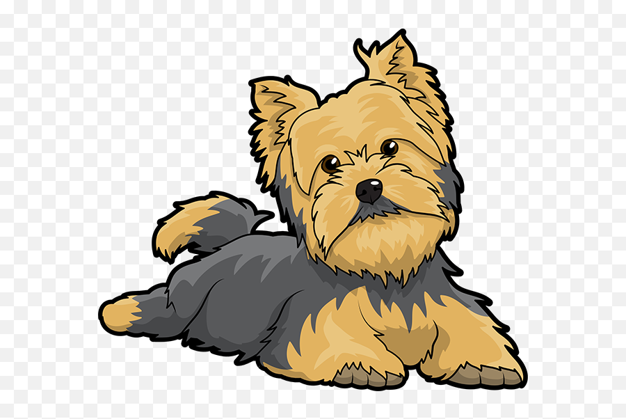 Yorkie Emojis For Dog Lovers Messages Sticker 8 - Yorkie Dog Clipart,Dog Emojis