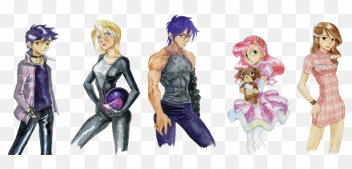 Watercolor Character Portraits And - Rpg Maker Characters Portrait Emoji,Anime Emotion Faces