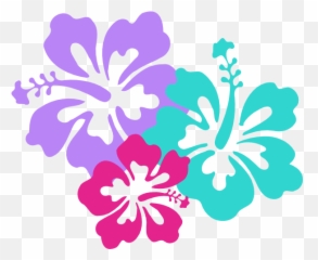 Hawaiian Flower Clip Art - Clipart Png Emoji