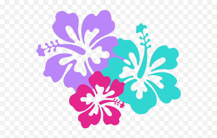 Hawaiian Flower Clip Art - Hawaiian Flower Clipart Png Emoji,Hawaiian Flower Emoji