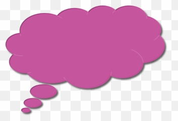 Thought Clipart Transparent Background - Speech Bubble Color Emoji
