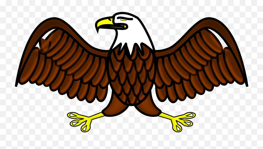 Eagle Bird Symbol Flapping Wings - Eagle Clip Art Emoji,Virgin Island Flag Emoji