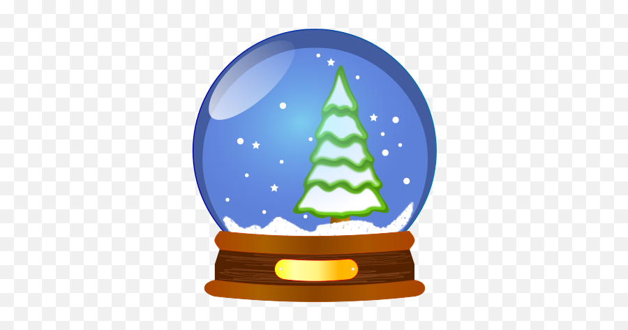 Snow - Snow Globe Clipart Emoji,Snow Globe And Cookie Emoji