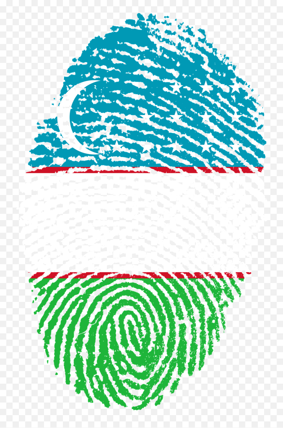 Uzbekistan Flag Fingerprint Country Pride - Challenges Of Digital India Emoji,Thailand Flag Emoji