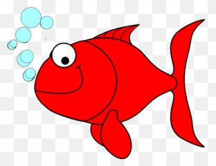 Red Fish Clip Art Free Clipart - Blue Emoji