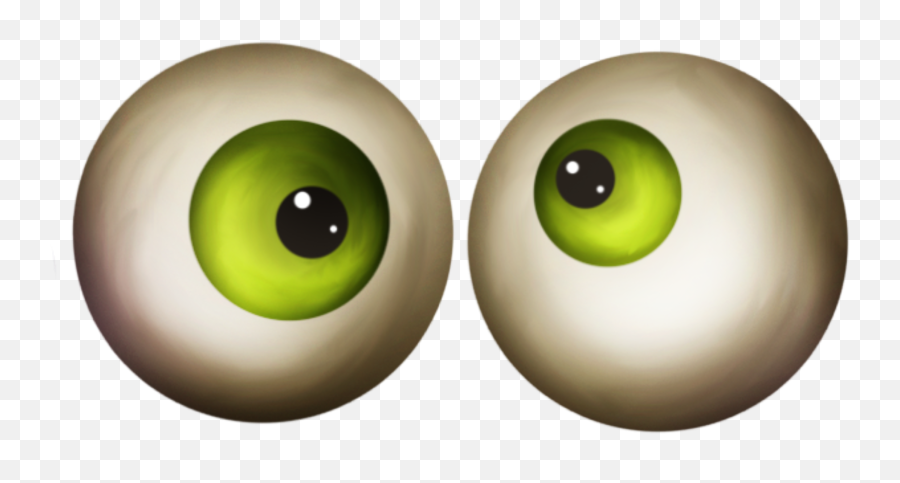 Eyes Green Halloween Crazy Freetoedit - Crazy Eyes Png Emoji,Crazy Eyes Emoji