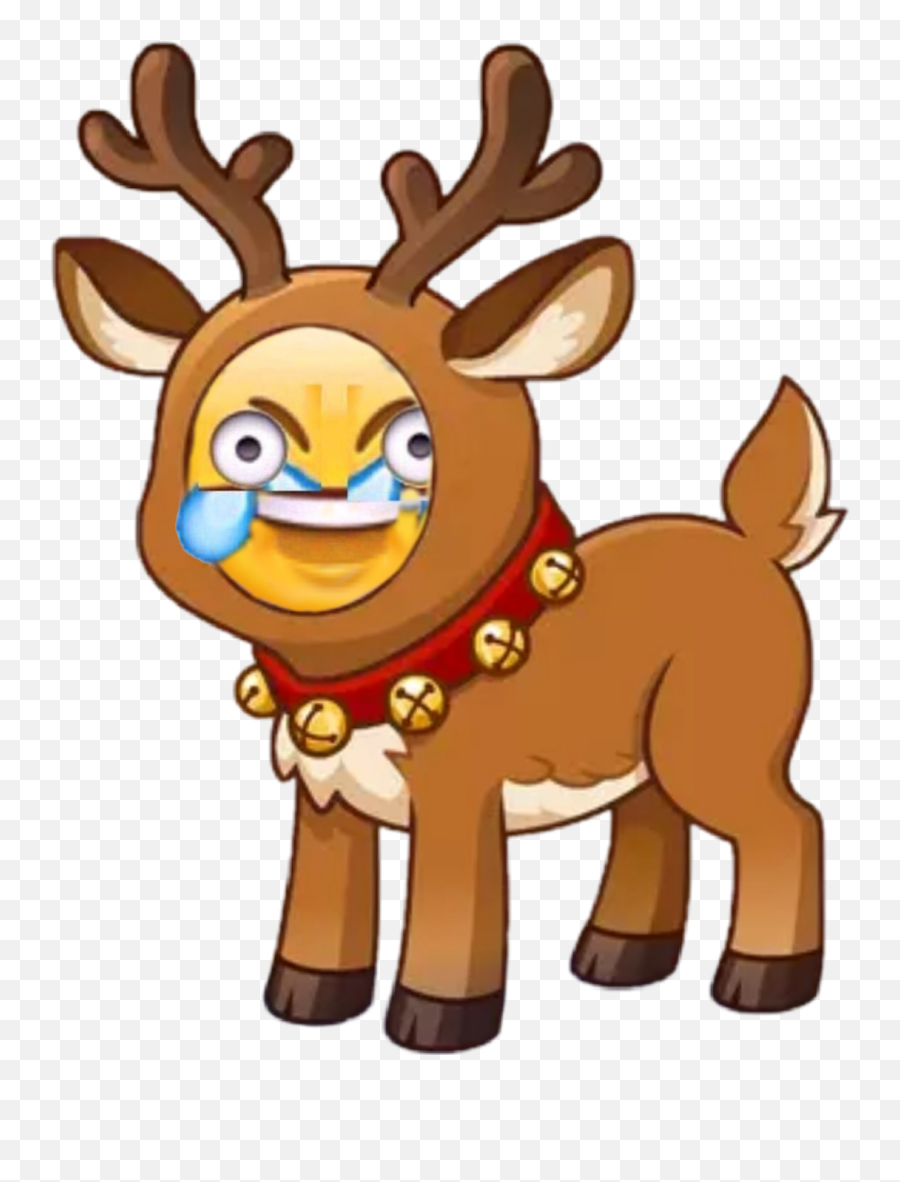 Yeet Emoji Christmas - Reindeer Bitmoji,Yeet Emoji