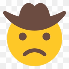 Cowboy - Imagenes De Vaqueros Caricaturas Tristes Emoji,Emoji Cowboy