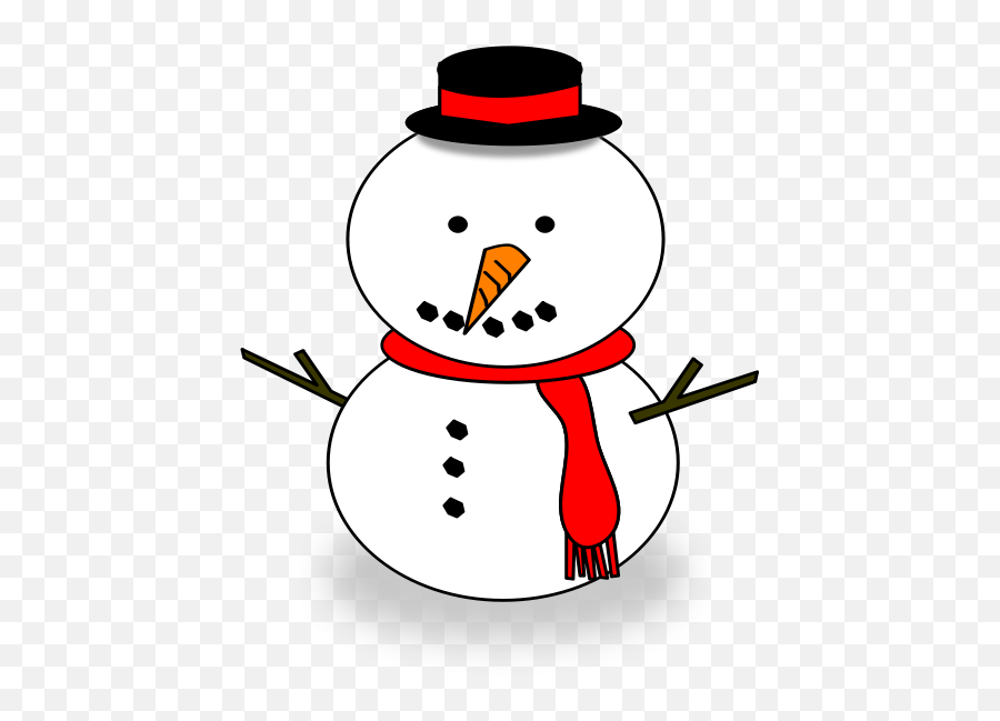 Snowman - Clipart Snowman Emoji,Emoji Thank You