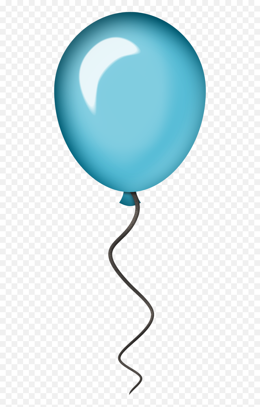 Clipart Balloon Teal Clipart Balloon Teal Transparent Free - Balão De Festa Png Desenho Emoji,Transformice Emojis