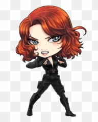 Pin - Avengers Black Widow Chibi Emoji,Wakanda Emoji
