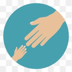 Holding Hands Icon - Helping Flat Emoji