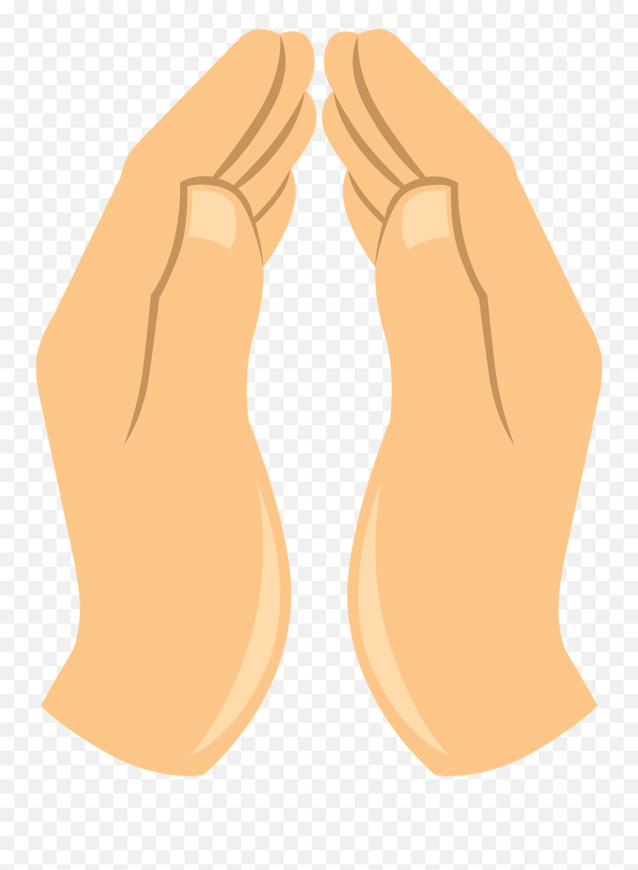 Praying Hands Clipart Free Download Transparent Png - Hand Emoji,Is There A High Five Emoji