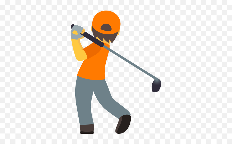 Person Playing Golf To - Android Whatsapp Golf Emoji,Soccer Emoji Copy And Paste