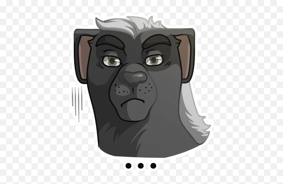 Telegram Sticker - Ugly Emoji,Honey Badger Emoji