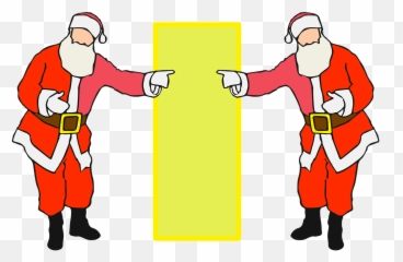 Background Claus Full Length Pointing Santa - Santa Claus Emoji,Emoji Outfit For Men