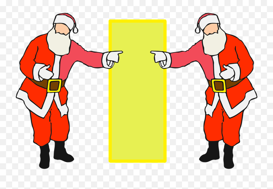 Background Claus Full Length Pointing Santa - Santa Claus Emoji,Emoji Outfit For Men