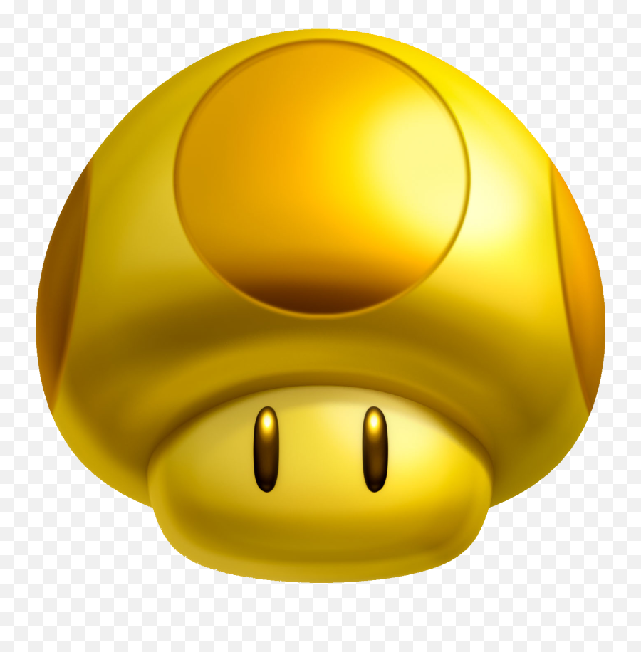 Download Emoticon Mario Smiley Super Bros Free Clipart Hq Hq - Mario Gold Mushroom Png Emoji,Metal Emoticon