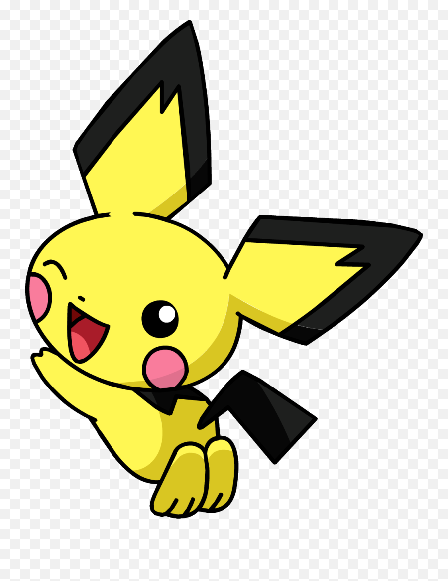Anime Pokemon Transparent Png - Pichu Png Emoji,Discord Pokemon Emoji