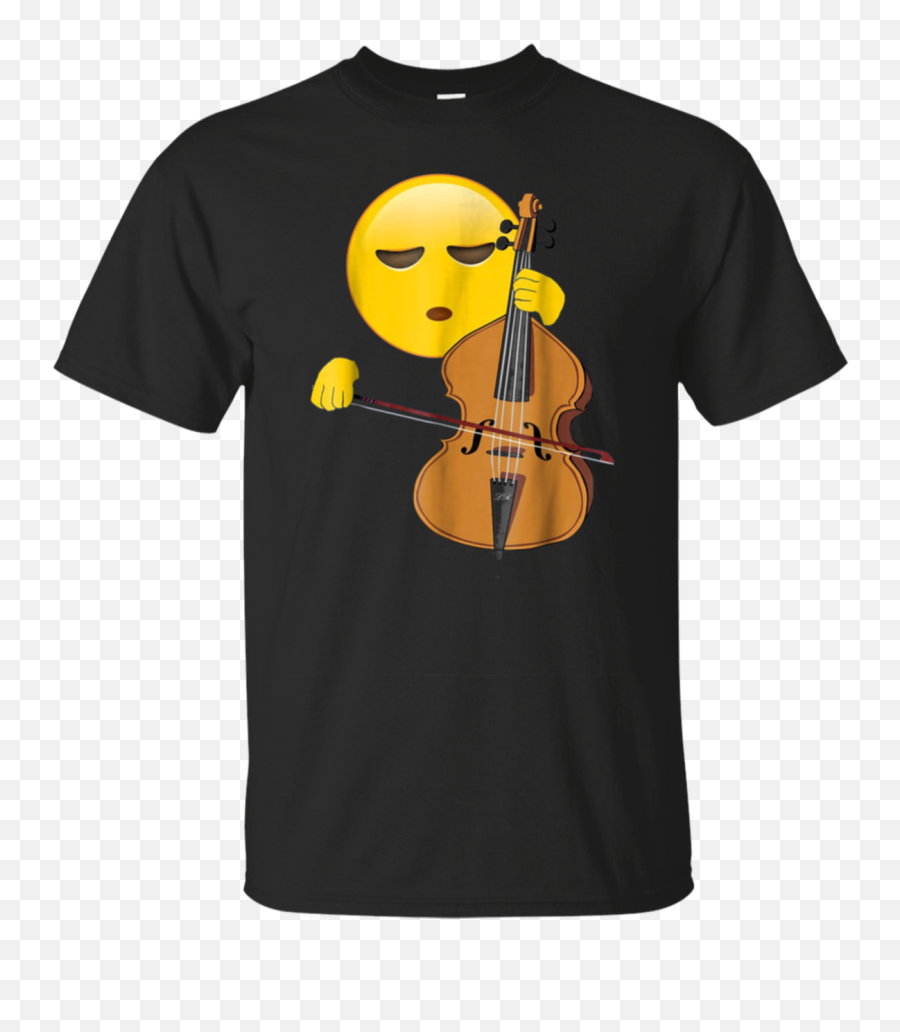 Emoji Cello Or Bass Player T - Diablo Sandwich And Dr Pepper T Shirt,Bass Emoji