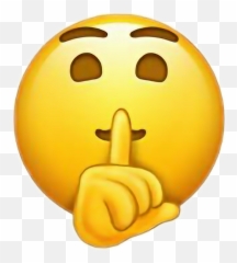 Shhh Freetoedit Sticker By - Finger Over Mouth Emoji,Mouth Emoji