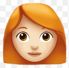 Emojis Emoji Pelirroja Peliroja Redhead - Red Hair Girl Emoji,Red Head Emoji