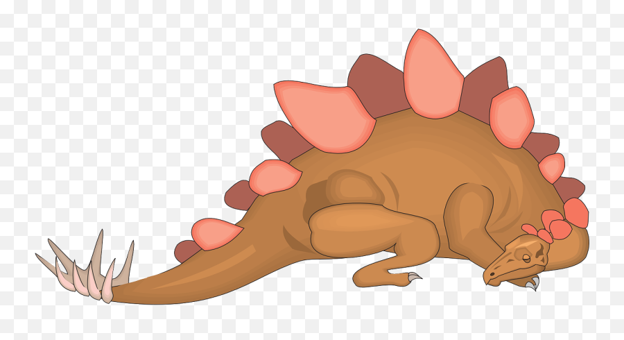Sleeping Dinosaur Stegosaurus Ancient - Stegosaurus Sleeping Emoji,Dinosaur Emoticon