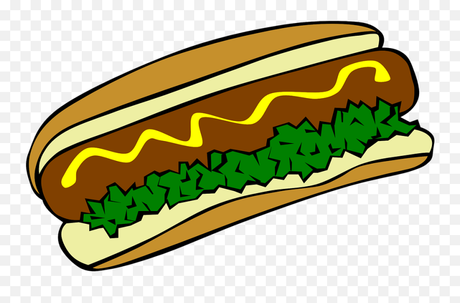 Hot Dog Meal Food - Food Clip Art Emoji,Hot Tub Emoji