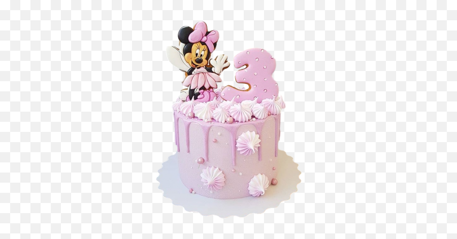 25th Birthday Cake - Pink Mickey Mouse Cake Emoji,Birthday Cake Emoticon Facebook